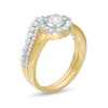 Thumbnail Image 2 of 0.95 CT. T.W. Diamond Frame Tiara-Style Bridal Set in 10K Gold