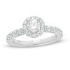 Thumbnail Image 0 of Vera Wang Love Collection 0.95 CT. T.W. Diamond Frame Engagement Ring in 14K White Gold