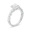 Thumbnail Image 2 of 1.18 CT. T.W. Certified Canadian Diamond Cushion Frame Engagement Ring in 14K White Gold (I/I2)