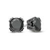 Thumbnail Image 1 of Vera Wang Men 1.95 CT. T.W. Black Diamond Solitaire Stud Earrings in Sterling Silver with Black Ruthenium