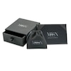 Thumbnail Image 4 of Vera Wang Men 1.95 CT. T.W. Black Diamond Solitaire Stud Earrings in Sterling Silver with Black Ruthenium