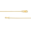 Thumbnail Image 3 of 0.85mm Diamond-Cut Wheat Chain Necklace in Solid 10K Gold - 16"