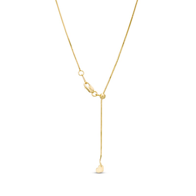 0.8mm Diamond-Cut Snake Chain Necklace in Solid 14K Gold – 22"