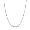 Thumbnail Image 1 of 0.8mm Diamond-Cut Snake Chain Necklace in Solid 14K White Gold – 22"