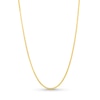 Thumbnail Image 0 of Adjustable 1.1mm Diamond-Cut Wheat Chain Necklace in Solid 14K Gold - 22"