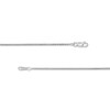 Thumbnail Image 3 of 1.4mm Diamond-Cut Sparkle Chain Necklace in Solid 10K White Gold - 20"