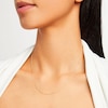 Thumbnail Image 2 of 0.85mm Diamond-Cut Wheat Chain Necklace in Solid 10K Gold - 18"