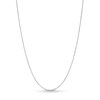 Thumbnail Image 1 of 0.85mm Diamond-Cut Wheat Chain Necklace in Solid 10K White Gold - 18"