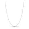 Thumbnail Image 1 of 0.85mm Diamond-Cut Wheat Chain Necklace in Solid 10K White Gold - 20"
