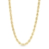 Thumbnail Image 1 of 035 Gauge Glitter Rope Chain Necklace in Hollow 14K Gold - 24"