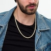 Thumbnail Image 3 of 035 Gauge Glitter Rope Chain Necklace in Hollow 14K Gold - 24"