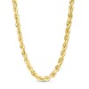 Thumbnail Image 1 of 040 Gauge Glitter Rope Chain Necklace in Hollow 14K Gold - 24"