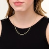 Thumbnail Image 1 of 012 Gauge Glitter Rope Chain Necklace in Hollow 14K Gold - 20"