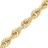 Thumbnail Image 3 of 5.5mm Glitter Rope Chain Necklace in Hollow 14K Gold - 26"