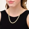 Thumbnail Image 1 of 5.3mm Franco Snake Chain Necklace in Hollow 10K Gold - 22"