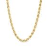 Thumbnail Image 1 of 035 Gauge Rope Chain Necklace in Hollow 10K Gold - 22"