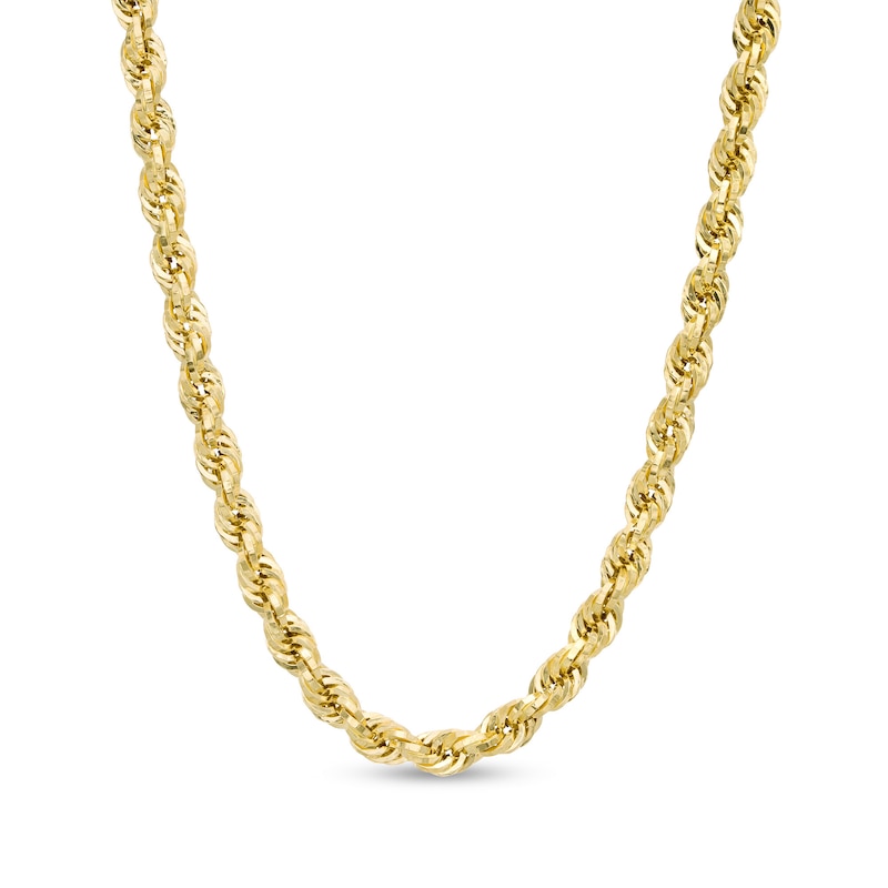 035 Gauge Rope Chain Necklace in Hollow 10K Gold - 22"|Peoples Jewellers