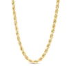 Thumbnail Image 0 of 035 Gauge Rope Chain Necklace in Hollow 10K Gold - 24"