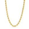 Thumbnail Image 1 of 035 Gauge Rope Chain Necklace in Hollow 10K Gold - 24"
