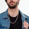Thumbnail Image 3 of 035 Gauge Rope Chain Necklace in Hollow 10K Gold - 24"
