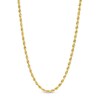 Thumbnail Image 1 of 023 Gauge Glitter Rope Chain Necklace in Hollow 14K Gold - 22"