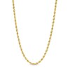 Thumbnail Image 0 of 023 Gauge Glitter Rope Chain Necklace in Hollow 14K Gold - 22"