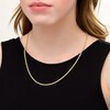 Thumbnail Image 2 of 023 Gauge Glitter Rope Chain Necklace in Hollow 14K Gold - 22"