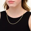 Thumbnail Image 1 of 023 Gauge Glitter Rope Chain Necklace in Hollow 14K Gold - 22"