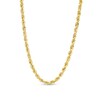 Thumbnail Image 1 of 023 Gauge Glitter Rope Chain Necklace in Hollow 14K Gold - 24"