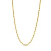 Thumbnail Image 1 of 023 Gauge Glitter Rope Chain Necklace in Hollow 14K Gold - 26"