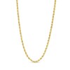 Thumbnail Image 0 of 023 Gauge Glitter Rope Chain Necklace in Hollow 14K Gold - 26"