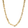 Thumbnail Image 1 of 4.3mm Diamond-Cut Figarope Chain Necklace in Hollow 14K Gold - 22"
