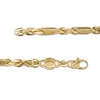 Thumbnail Image 4 of 4.3mm Diamond-Cut Figarope Chain Necklace in Hollow 14K Gold - 22"