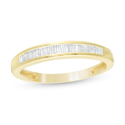 0.145 CT. T.W. Baguette Diamond Anniversary Band in 10K Gold