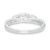 CT. T.W. Diamond Past Present Future® Engagement Ring in 10K White Gold