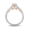 Thumbnail Image 3 of Enchanted Disney Anna 0.69 CT. T.W. Oval Diamond Vintage-Style Engagement Ring in 14K Two-Tone Gold