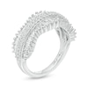 Thumbnail Image 2 of Marilyn Monroe™ Collection 1.00 CT. T.W. Baguette and Round Diamond Concave Ring in 10K White Gold