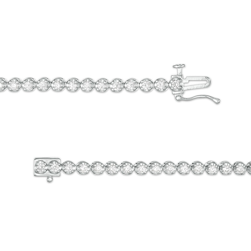 Marilyn Monroeâ¢ Collection 1.95 CT. T.W. Diamond Tennis Bracelet in 10K White Gold