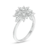 Thumbnail Image 1 of Marilyn Monroe™ Collection 0.50 CT. T.W. Diamond Starburst Ring in 10K White Gold
