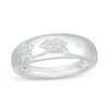 Thumbnail Image 1 of Marilyn Monroe™ Collection 0.10 CT. T.W. Diamond Novelty Ring in Sterling Silver