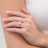 Thumbnail Image 2 of 0.60 CT. T.W. Certified Canadian Diamond Double Frame Vintage-Style Engagement Ring in 14K White Gold (I/I1)