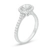 Thumbnail Image 3 of 0.60 CT. T.W. Certified Canadian Diamond Double Frame Vintage-Style Engagement Ring in 14K White Gold (I/I1)