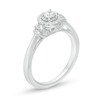 0.40 CT. T.W. Diamond Frame Engagement Ring in 10K White Gold