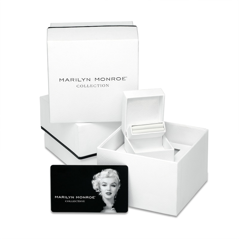 Marilyn Monroe™ Collection 0.45 CT. T.W. Diamond Frame Tri-Sides Engagement Ring in 14K Rose Gold