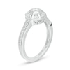 Thumbnail Image 2 of Marilyn Monroe™ Collection 0.45 CT. T.W. Diamond Octagonal Frame Art Deco Engagement Ring in 14K White Gold