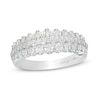 Thumbnail Image 0 of Marilyn Monroe™ Collection 0.69 CT. T.W. Diamond Scallop-Edge Anniversary Band in 14K White Gold