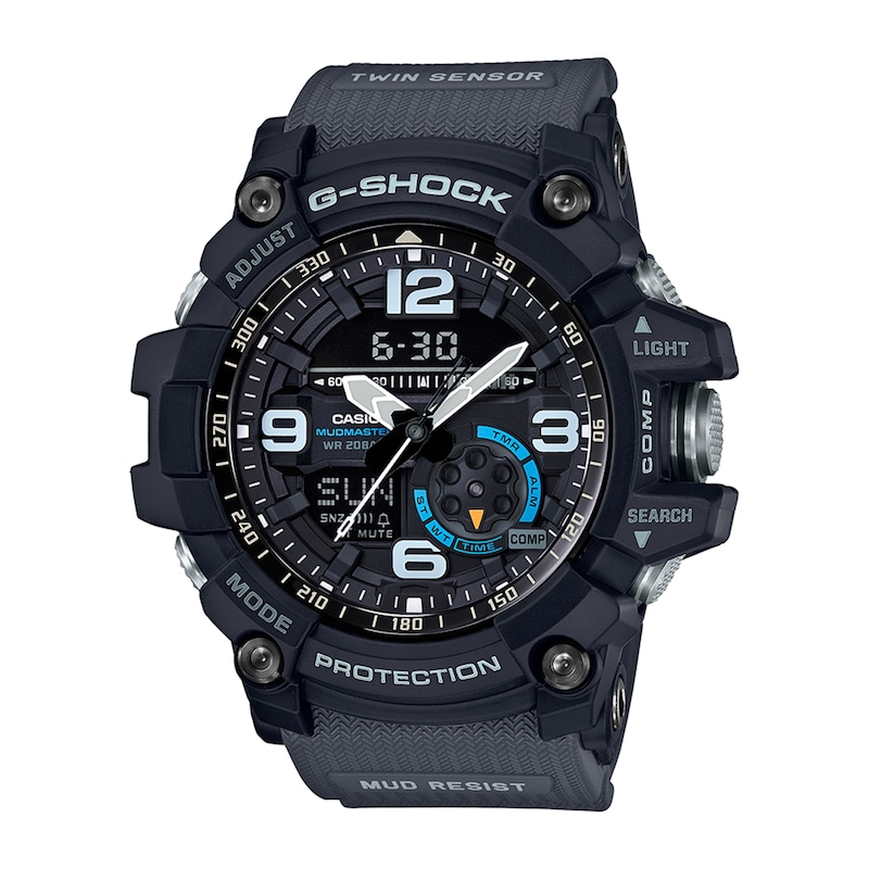 Main Image 1 of Men's Casio G-Shock Master of G Black Resin Strap Watch with Black Dial (Model: GG1000-1A8)
