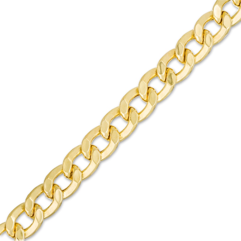 Made in Italy Men's 6.0mm Curb Chain Bracelet in 10K Gold - 8.5"|Peoples Jewellers