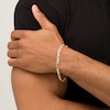 Made in Italy Men's 5.0mm Figaro Chain Bracelet in 10K Gold - 8.5"