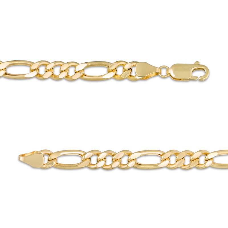 Men's 5.0mm Figaro Chain Necklace in 10K Gold - 22"